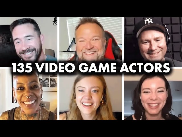 135 Video Game Actors re-enact voice lines from their Games
