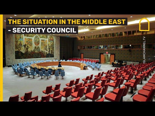 LIVE: The situation in the Middle East - Security Council Meeting #UNTV