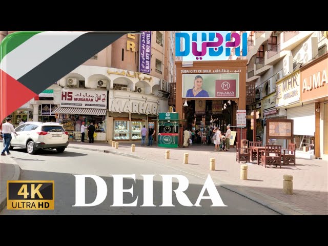 DRIVING DEIRA, DUBAI,  Emirate of Dubai, UNITED ARAB EMIRATES I 4K 60fps
