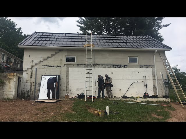 Solark install: standing seam roof