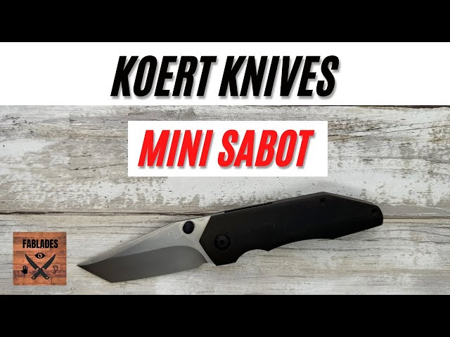 Koert Knives Mini Sabot Custom Pocketknife. Fablades Full Review