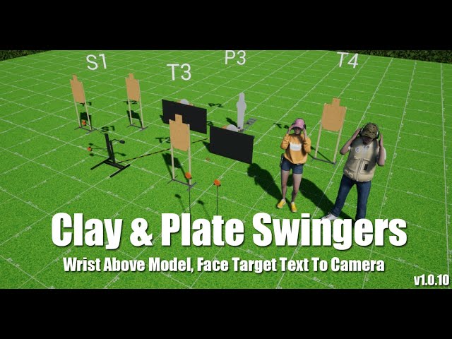 Practisim Designer Patch 1.0.10 - Clay Targets & Swingers, Plate Swingers & Wrist Above Models