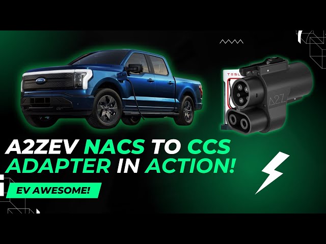A2ZEV NACS to CCS Adapter Test on a Ford F-150 Lightning