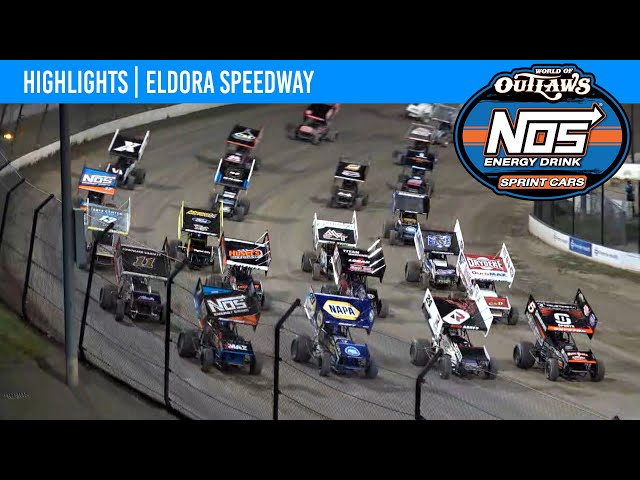 World of Outlaws NOS Energy Drink Sprint Cars Eldora Speedway, September 23, 2022 | HIGHLIGHTS