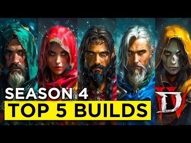 Best Builds to fast Lvl 100 in Season 4 Diablo 4