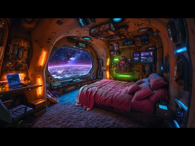 Orbital Space Shelter | Living in Relaxing Space | Soothing Smooth Orbital Space Sounds | 10 hours