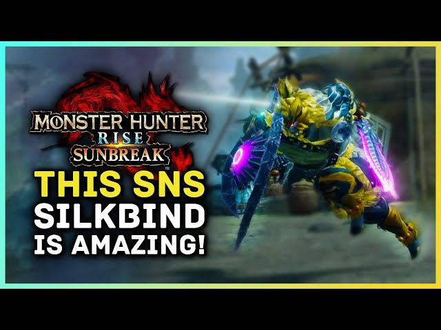 Monster Hunter Rise Sunbreak - New Sword & Shield Silkbind Skill is Amazing!