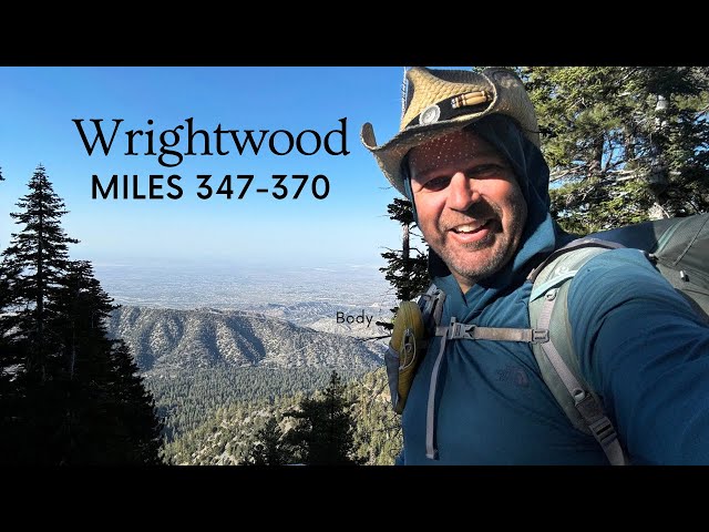 Walking in the snow to get into Wrightwood.  Best trail magic yet. Pacific Crest Trail Thru Hike.