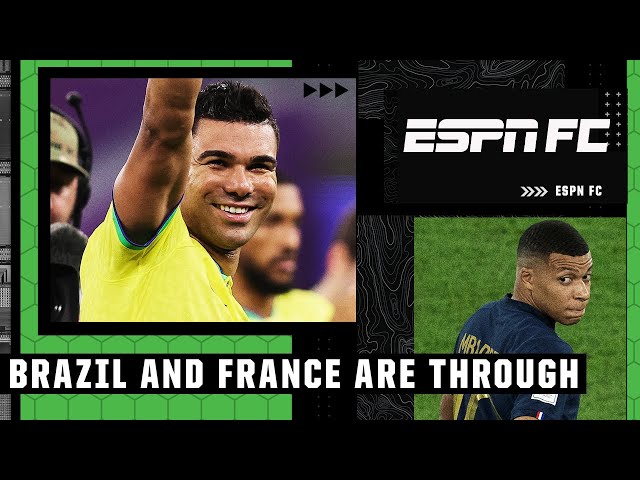 Brazil join France in the World Cup knockouts 💪 But who’s looking stronger? 👀 | ESPN FC Daily