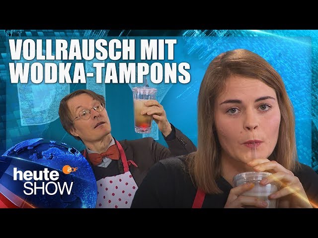 Anti-Kater-Drinks selber machen – mit Hazel Brugger und Karl Lauterbach | heute-show