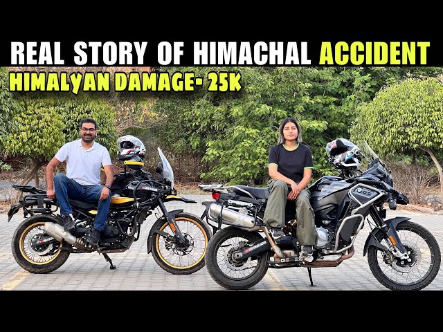 What Really Happened In Our Accident Day? | Himalayan 450 Got Damaged | Full Details
