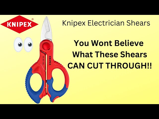 You Wont Believe What The Knipex Electrician Shears Are Capable Of!!