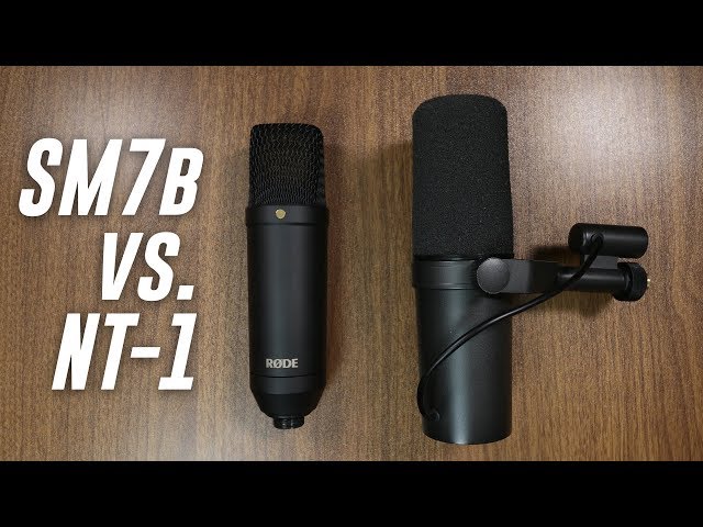 Shure SM7b vs Rode NT1 Comparison (Versus Series)
