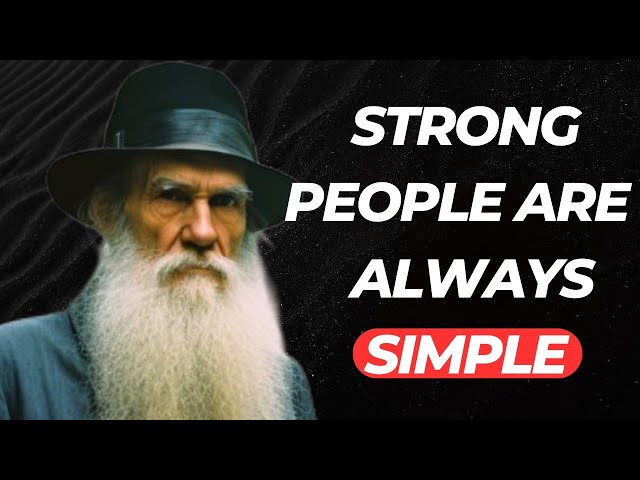 Leo Tolstoy's Untold Wisdom for Men