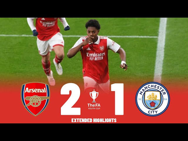 Arsenal vs Manchester City | Highlights | U18 FA Youth Cup Semi Final 04-04-2023