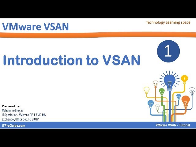 VMware vSphere vSAN Tutorial- Step by Step - Video 1