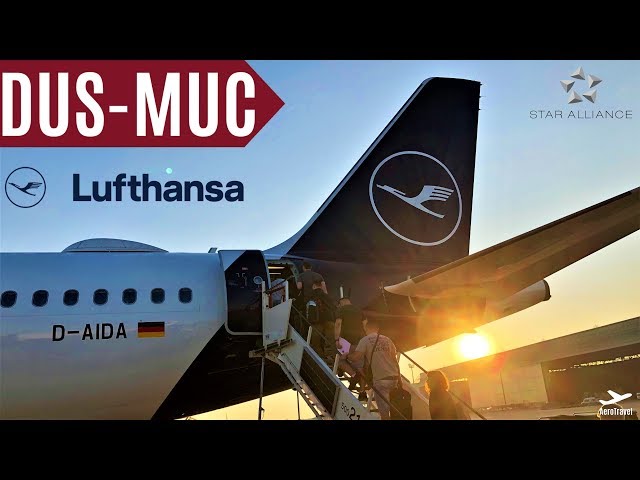 LUFTHANSA AIRBUS A321 | TRIPREPORT | DÜSSELDORF - MUNICH | AMAZING LEGROOM [ECONOMY] ULTRA HD