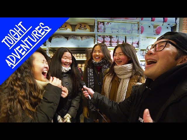 FINISH THE LYRICS (BTS) at the BT21 Store in NYC!! - KPOP IN PUBLIC