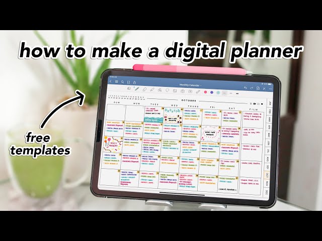 how i make and use my digital planner on my ipad