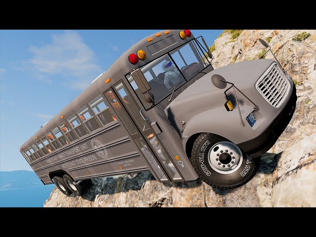 Cars vs Cliff Roads #66 - BeamNG DRIVE | SmashChan