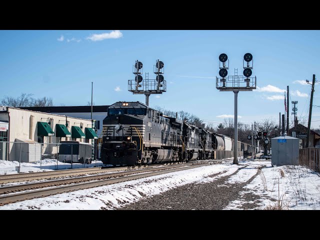 NJ Transit, Metro North, and Norfolk Southern action at Ramsey and Suffern 2/16/24