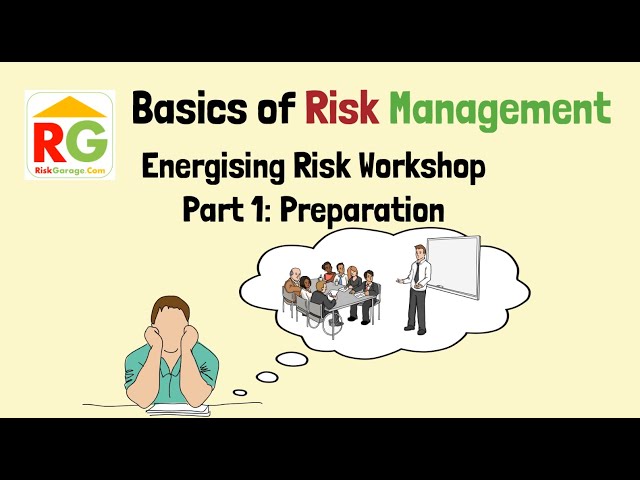 Risk Management in Daily Life - Energising Risk Workshop: Preparation