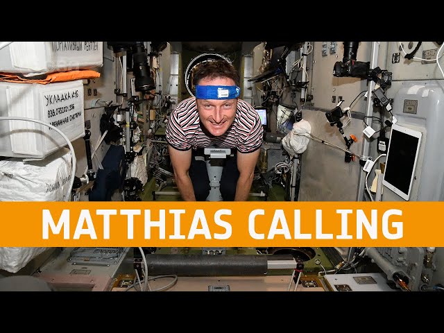 Inflight call with ESA astronaut Matthias Maurer