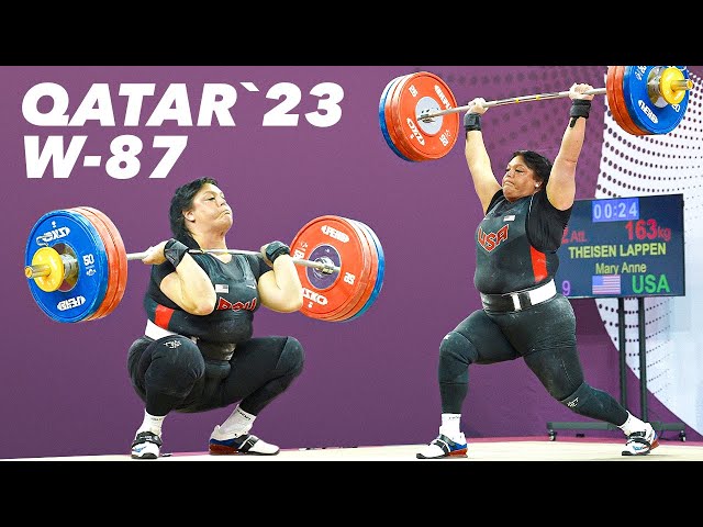 Women’s +87 Group A | IWF Weightlifting Championships in Qatar 2023 / OVERVIEW