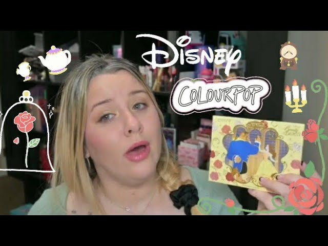 USING THE NEW COLOURPOP X BEAUTY AND THE BEAST DISNEY  MAKEUP COLLECTION