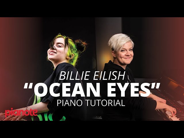 How to Play "Ocean Eyes" by Billie Eilish (Beginner Piano Tutorial)