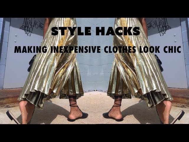 HOW TO MAKE INEXPENSIVE CLOTHES LOOK CHIC | Denim, Skirts, Belts & More