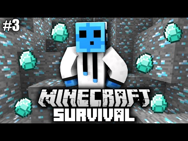 KIM CƯƠNG ĐÃ XUẤT HIỆN !!! - Minecraft Survival #3