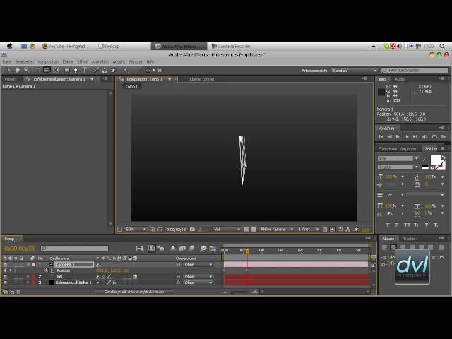 DieVideoLeuchten - After Effects - Kamera - Animation [German Tutorial]