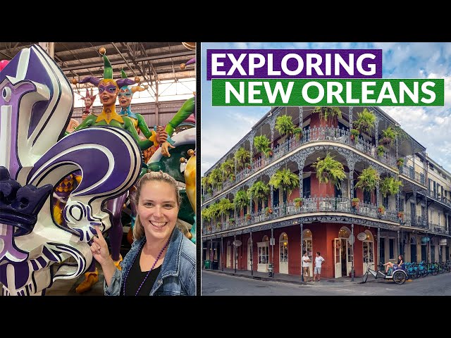 New Orleans, Louisiana | Day 1 | Eating a Muffaletta & Visiting Mardis Gras World