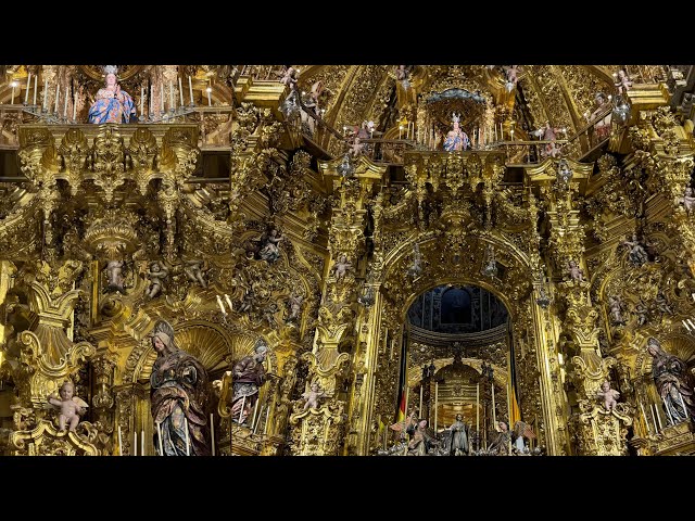 【4K】The heart shaking Gold Altar in SPAIN, Basílica de San Juan de Dios Gold Altar in GRANADA