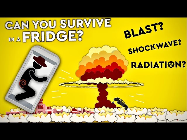 Can You SURVIVE A NUCLEAR BLAST In A FRIDGE?! #moviemyths #debunked #indianajones