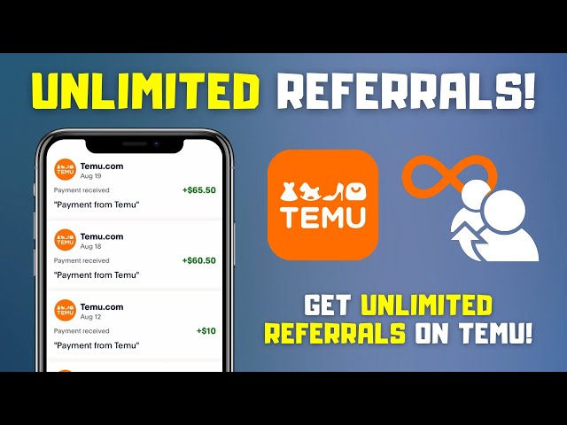 How to Get UNLIMITED Referrals on Temu! | Top Referral Method