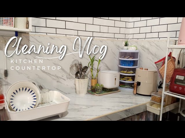 Cleaning the Kitchen Countertop | Food Preparation | Unboxing and Haul
