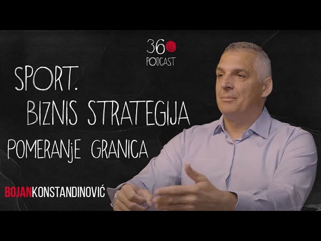 Podcast 360 | Bojan Kostandinović | Sport, Biznis strategija, Pomeranje granica