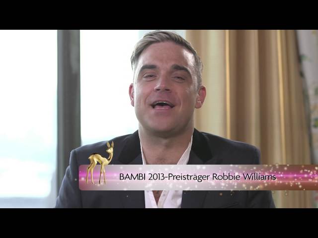 Robbie bei BAMBI 2013