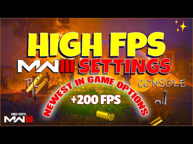 BEST FPS Tested Graphics & Controller Settings |  Up To 300 FPS In Modern Warfare 3 🔥🔥