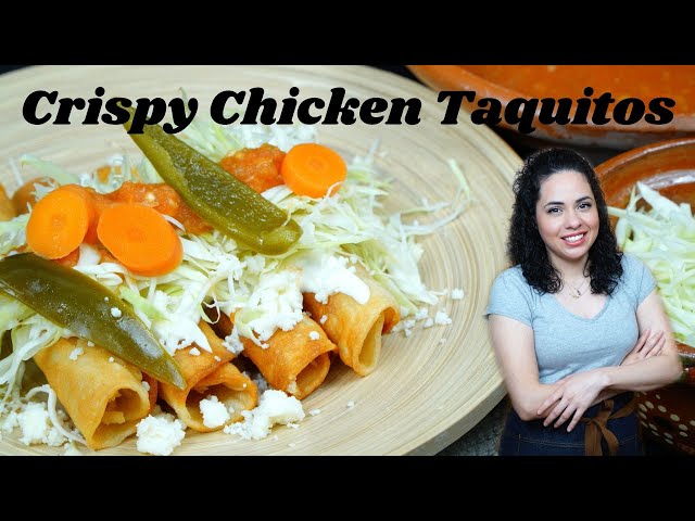 Chicken TAQUITOS | Authentic, easy and delicious recipe!
