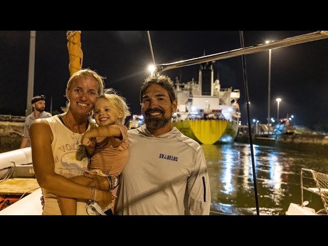 Panama Canal LIVE - Sailing Vessel Delos