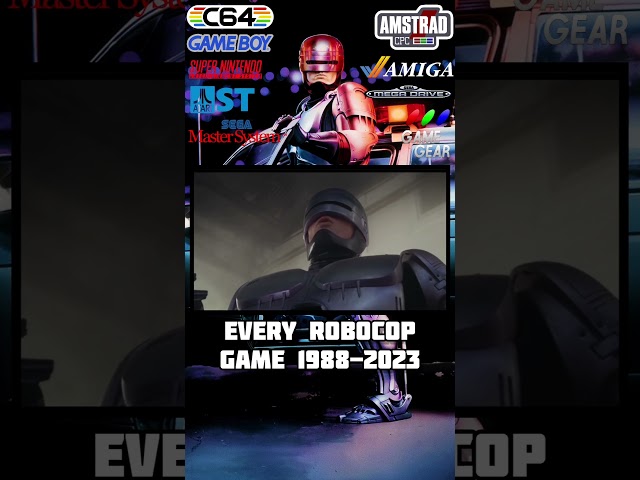 EVERY ROBOCOP Game EVER Made! 1988 - 2023 #robocop #robocoproguecity #shorts