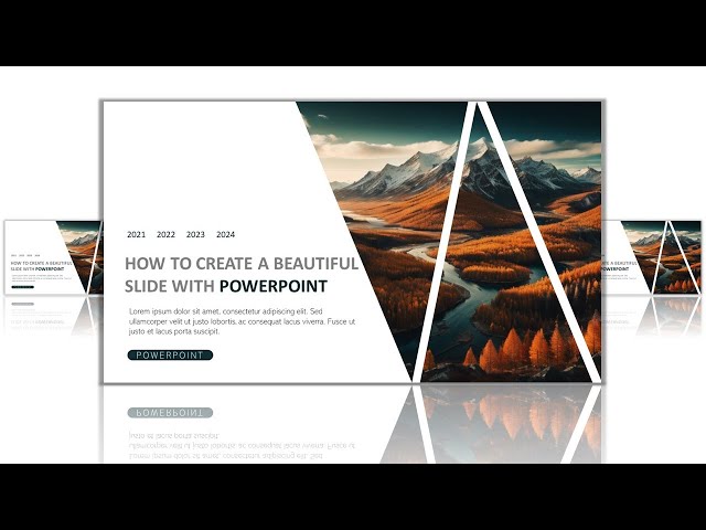 🔥 How to make a beautiful slide using powerpoint
