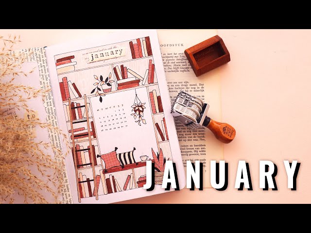 READING BOOKS 📚 LIBRARY BULLET JOURNAL 🌿 THEME JANUARY 2021