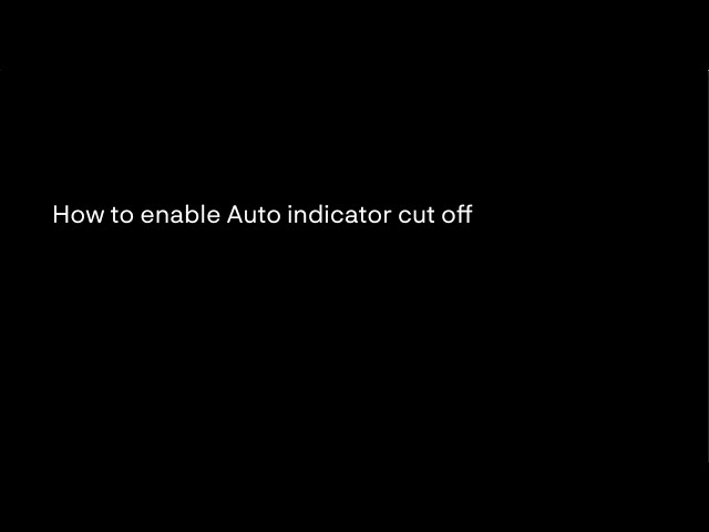 How to use Auto indicator cut-off on your Ather scooter