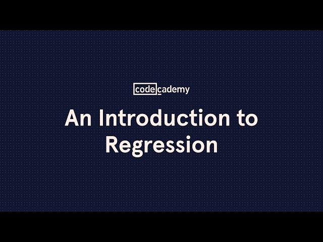 An Introduction to Regression