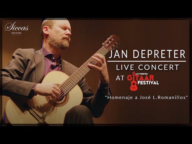 JAN DEPRETER - Live Classical Guitar Concert | Siccas Guitars x @antwerpengitaarfestival