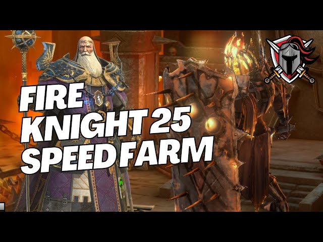 FIRE KNIGHT 25 SPEED TEAM - Using Archmage and Draco | Raid: Shadow Legends